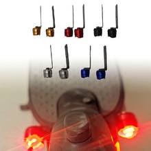 Luz trasera de advertencia para patinete eléctrico Xiaomi Mijia M365, lámpara negra, roja, azul, plateada y dorada, 1 par 2024 - compra barato
