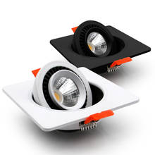 Pode ser escurecido led downlight 5w 7 12 lâmpada led recesso lâmpada do teto ac220v 110v cob luzes de ponto para o quarto cozinha recesso lâmpada
