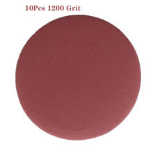 10pcs lixa 5 polegadas/125mm 40-2000grit forma redonda disco folhas de areia polimento lixa disco 2024 - compre barato