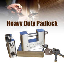 50mm~70mm HEAVY DUTY ANTI RUST SHUTTER PADLOCK HIGH SECURITY SHACKLE LOCK 3 KEYS 2024 - buy cheap