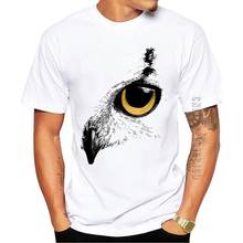 100% Cotton Hipster Vintage Eye Men T-Shirt Short Sleeve O-Neck Tee Fashion Eagle Eye Printed Graphic Tshirt Funny Tops 2024 - buy cheap