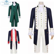Alexander Hamilton Musical Rock Opera Concert Cosplay Costume Man Stage Outfit Halloween Carnival Shows Cloth 2024 - buy cheap