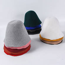 Classical Women Cloche Bucket Felt Hat Autumn Winter Wool Felt Cone Cloche Hood Millinery Craft Hats Fascinators Block Base Body 2024 - buy cheap