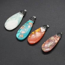 Drop-shaped Resin Pendant Charms For DIY Necklace Handiwork Sewing Craft Jewelry Accessory Making 2024 - buy cheap