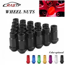 RASTP-50mm Auto Racing Aluminum Wheel Lug Nuts M12x1.5/M12x1.25 lug nut with logo RS-LN012 2024 - buy cheap