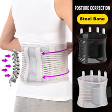 Waist Protective Back Belt Lumbar Support Brace for Orthopedic Spine Support Sports Injuries Muscle Strain Pain Relief Corset 2024 - buy cheap