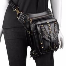 Bolso Steampunk Vintage para hombre y mujer, bolsa de cintura estilo victoriano, gótico, Rock, Retro, W1 2024 - compra barato