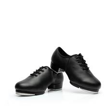 Sapatos esportivos para dança com toque, para performance infantil, com sola macia, couro artificial, sapatos de dança 2024 - compre barato