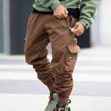 Joggers Men Harem Pants Multi Pockets Streetwear Hip Hop Sweatpants Harajuku 2021 Spring New Casual Track Cargo Pant Trousers 2024 - buy cheap