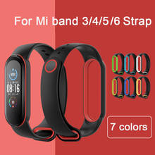 Correa deportiva para Xiaomi Mi Band 4, 3, 5, 6, colorida, de silicona, repuesto 2024 - compra barato