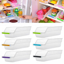 1/3Pcs creative fashion sliding kitchen refrigerator freezer refrigerator storage rack shelf drawer storage box WF713239 2024 - buy cheap