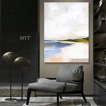 Frameless Hand Painted Knife Oil Painting On Canvas Large Landscape Palette Living Room Modern Abstract Mural 3d Painting 2024 - buy cheap
