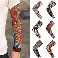 1Pc Outdoor Cycling Sleeves 3D Tattoo Printed UV Protection MTB Bike Bicycle Sleeves Arm Cycling Hiking Protect Cover 2024 - buy cheap