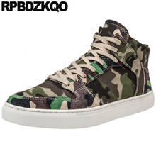 Zapatillas deportivas coreanas para hombre, zapatos de lona transpirables de camuflaje, informales, con aumento de altura, estilo Hip Hop, para verano 2024 - compra barato