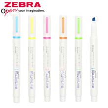 1pcs Japan ZEBRA WKS22 highlighter writing is not easy to open MojiniLine mark is not easy to smudge 2024 - buy cheap