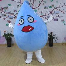 Blue Water Drop Mascot Costume Cosplay Party Game Outfits Clothing Advertising Carnival Halloween Xmas Easter Festival Adults 2024 - buy cheap