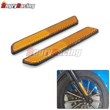 Motorcycle Front Fork Reflector Warning Lower Legs Slider For Harley Dyna Softail Sportster 883 1200 Touring Electra Glide V-Rod 2024 - buy cheap