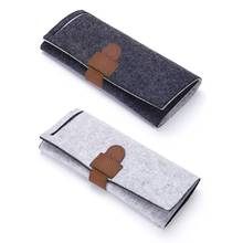 Portable Roll-up Felt Jewelry Roll Storage Bag Folding Travel Earrings Necklaces Bracelets Rings Container 2024 - buy cheap