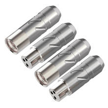 Conector xlr 3pin para microfone, conector de cobre puro e fêmea, monosaudio xm700r/xf700r, xlr, 3pin 2024 - compre barato