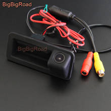 BigBigRoad-cámara CCD de aparcamiento para coche, accesorio con vista trasera HD, para Ford Mondeo Fiesta s-max Focus 2C 3C Sedán 2024 - compra barato