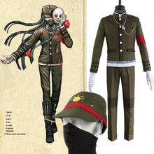 Fantasia para cosplay de danganronpa v3, uniforme escolar feito sob encomenda 2024 - compre barato