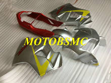 Custom Motorcycle Fairing Kit for VFR800 98 99 00 01 VFR 800 1998 1999 2000 2001 ABS Silver Red Bodywork+Gifts HE17 2024 - buy cheap