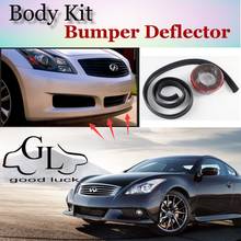 For Infiniti G Series G20 G35 V35 G25 G37 Q40 Q60 Bumper Lip / Front Spoiler Deflector For Car Tuning / Body Kit / Strip Skirt 2024 - buy cheap