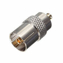 Banggood MCX Male Plug to IEC DVB-T TV PAL Female Jack RF Coaxial Cable Connector Adapter 2024 - buy cheap