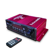 Amplificador de áudio para carro, 400w, 12v, alta fidelidade, bluetooth, estéreo, rádio fm, controle remoto, para carro 2024 - compre barato