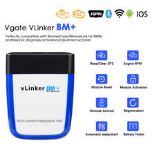 Vgate vLinker BM + ELM327 V2.2 Per BMW Scanner Bluetooth 4.0 wifi OBD 2 OBD2 Diagnostico Auto ELM 327 Auto strumento Per BMW Bim 2024 - buy cheap