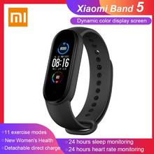 Xiaomi Mi Band 5 Smart Bracelet 4 Color AMOLED Screen Miband 5 Smartband Fitness Traker Bluetooth Sport Waterproof Smart Band 2024 - buy cheap