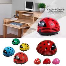 Mini Lovely vacuum Table Vacuum Cleaner Ladybug dust Cleaner Desktop Coffee Dust Collector For Home Office Desktop cleaning 2024 - buy cheap