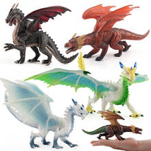 Modelo de dinosaurio Jurásico para niño, dinosaurio de vida salvaje, juguete de plástico sólido de simulación, decoración de muebles, regalo 2024 - compra barato