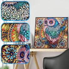 30X30cm DIY Diamond Embroidery Flower Tree Special Shape Diamond Painting Rhinestone Crystal Animal Owl Home Decoration Gifts 2024 - buy cheap