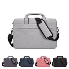 Bolsa de ombro para laptop, bolsa 13.3 14.1 15.4 mensageiro feminina masculina para macbook air pro 12 13 15 2024 - compre barato