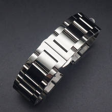 Correa de reloj de acero inoxidable, pulsera de Metal de 14mm, 16mm, 18mm, 19mm, 20mm, 21mm, 22mm, 23mm, 24mm, 26mm y 28MM de ancho 2024 - compra barato