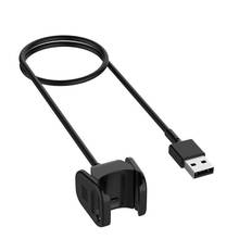 Cable de carga USB para reloj inteligente Fitbit, cargador de 55CM/100CM, Clip de Cable, base de carga de repuesto para reloj inteligente Fitbit Charge 3/4 2024 - compra barato