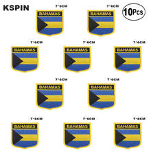 Багамские флаги Вышивка Патчи железо на пиле для переноса патчи Швейные Аппликации для одежды дома и сада 2024 - купить недорого