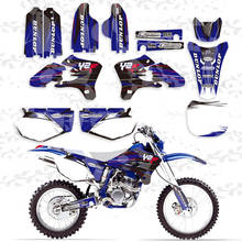 Gráficos y fondos adhesivos pegatinas Kits para Yamaha YZ250F YZ450F YZF250 YZF450 2003 de 2004, 2005 YZ 250F 450F YZF 250 de 450 2024 - compra barato