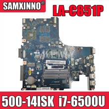 LA-C851P placa-mãe do portátil para lenovo ideapad 500-14isk mainboard original I7-6500U com placa de vídeo 2024 - compre barato