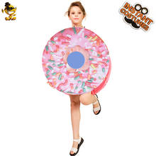 New Design Donut Food Costume Fancy Jumpsuit Cosplay Outfits Clothing For Halloween Party Holiday 2024 - buy cheap