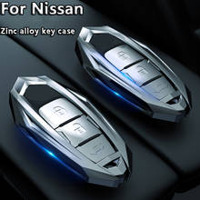 Zinc Alloy Car Key Case Cover Shell For Nissan Qashqai  X-Trail kick Tiida Pathfinder Murano Note Juke Altima Sentra Car Styling 2024 - buy cheap