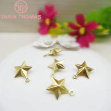 Vintage Copper Charms & Pendants Not plated color 12MM Star 50PCS 2024 - buy cheap