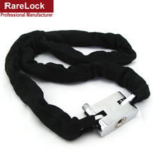 Chain Lock for Bike Motorcycle Car with Black Cloth Cover DIY Hardware Rarelock MMS427 A 2024 - buy cheap