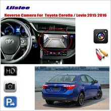 Cámara de visión trasera para coche Toyota Corolla Levin, pantalla Original RCA, HD, CCD, SONY III, 2015, 2016, 2017, 2018 2024 - compra barato