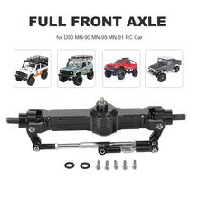 RC Truck Parts Alloy Full Front Axle Upgrade Parts for 1/12 D90 MN-90 MN-99 MN-91 FJ-45 RC Car Rock Crawler 2024 - buy cheap