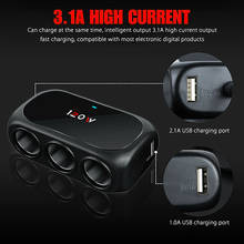 120 w carro 3 way cigarro isqueiro soquete divisor dupla usb carregador carro 10a fusível adaptador de energia compatível com a maioria dos modelos 2024 - compre barato