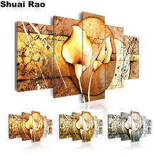 5 Panel Combined Calla Lily Flower  diamond embroidery full square round diamond painting cross stitch kits 5D mosaic home decor 2024 - buy cheap