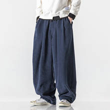 Men's Baggy Corduroy Pants Kung Fu Trousers Loose Wide Leg Hip Hop C4 2024 - buy cheap