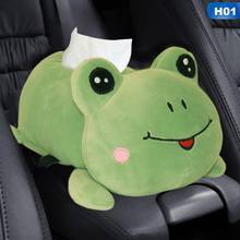 Car Armrest Tissue Box Plush Animals Headrest Pillow Multi use Washable Seat Back Napkin Paper Holder Interior Dec Tissue Boxes 2024 - buy cheap